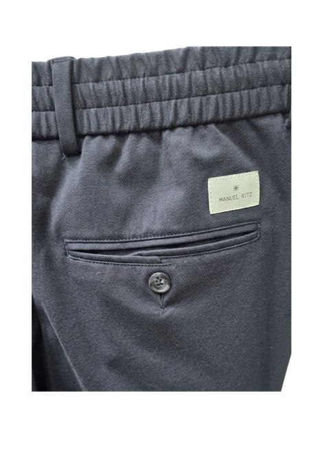 Pantalone Manuel Ritz in cotone stretch MANUEL RITZ | Pantaloni | 3832P1688MC 25327289